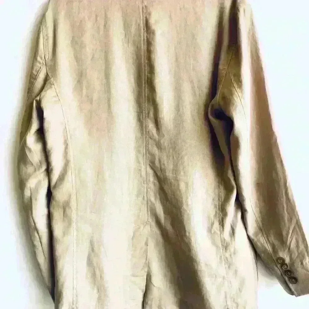 Michael Kors Mens Classic Fit Stretch Linen Blazer